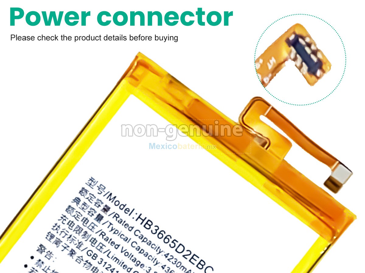 batería para Huawei HB3665D2EBC