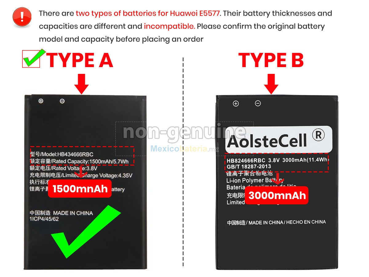 batería para Huawei E5577BS-937