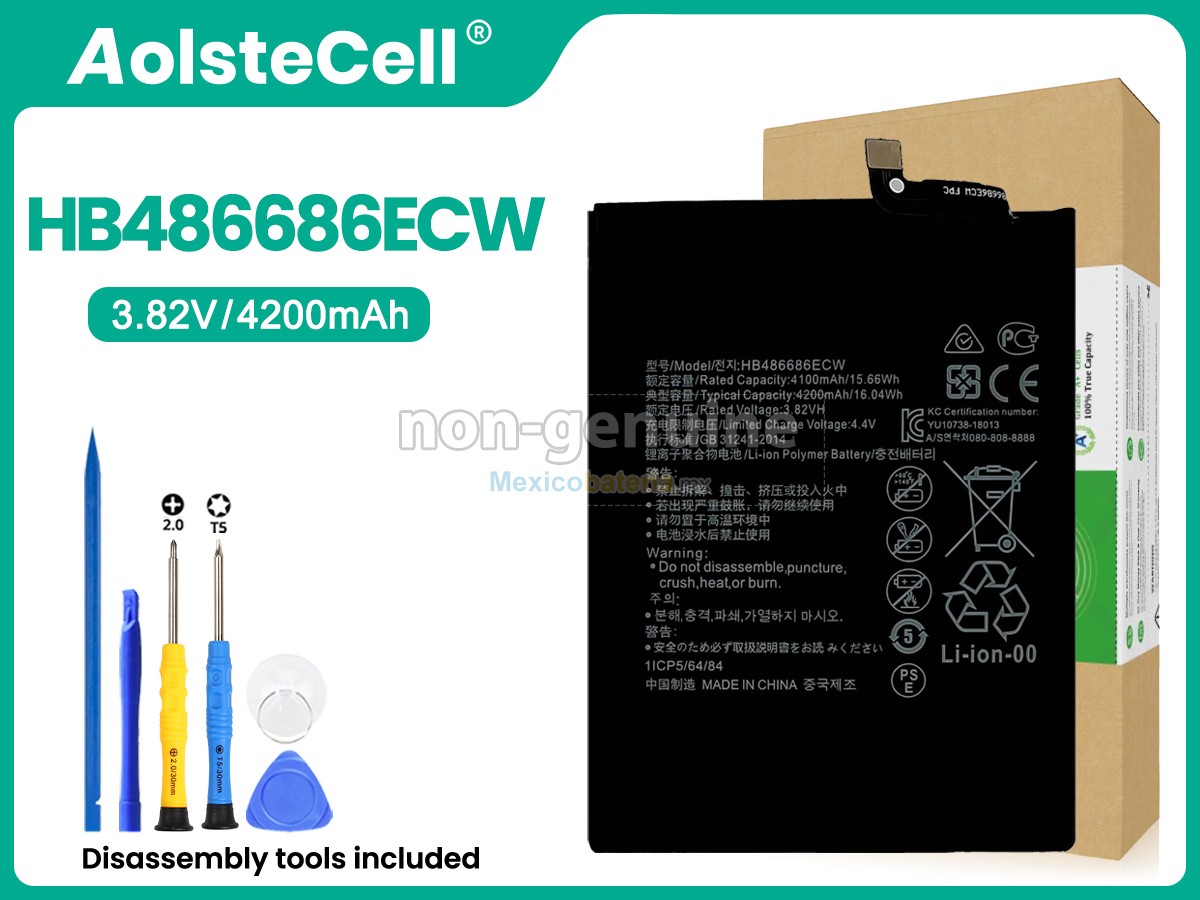 batería para Huawei HB486686ECW