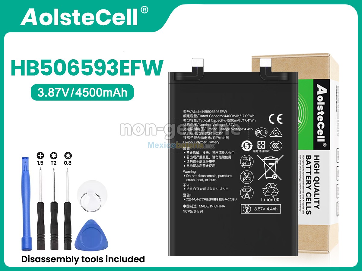 batería para Huawei HB506593EFW