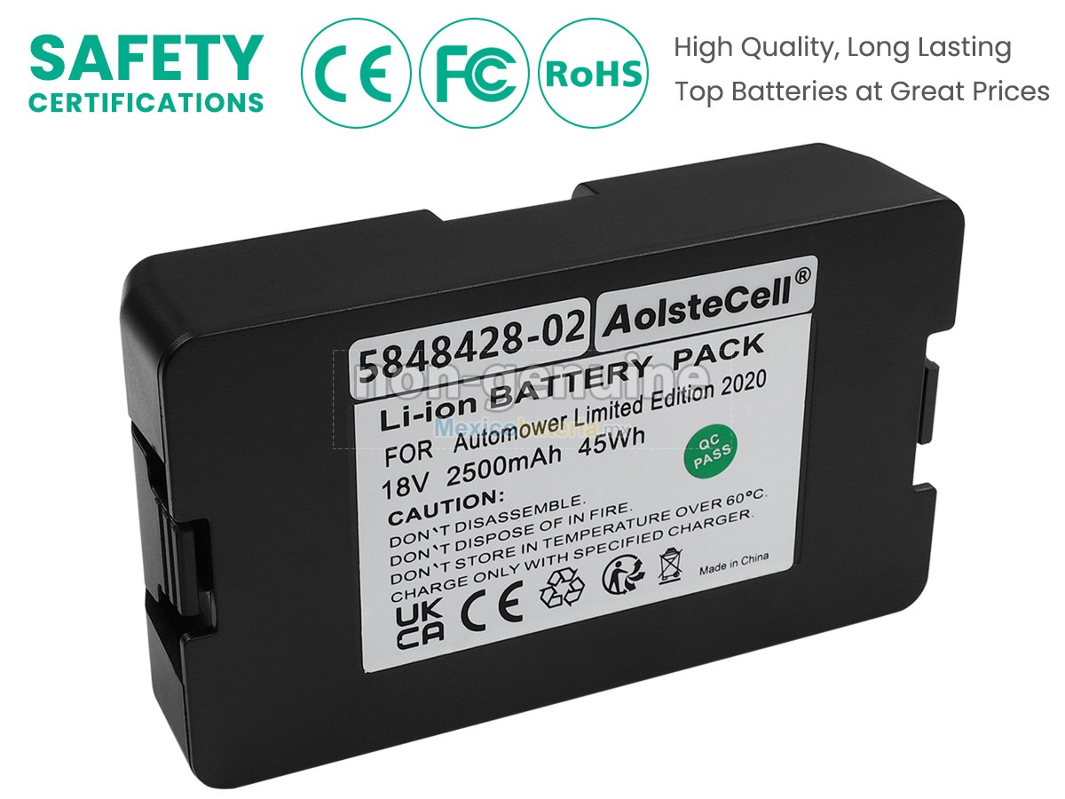 batería para Husqvarna 5848528-03