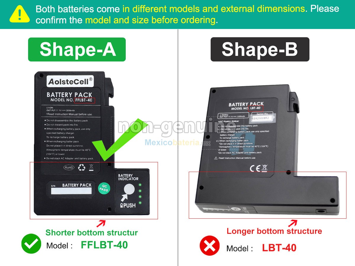 batería para Inno IFS-15H