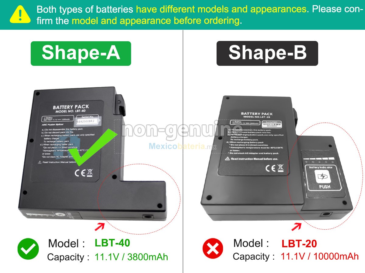 batería para Inno IFS-15