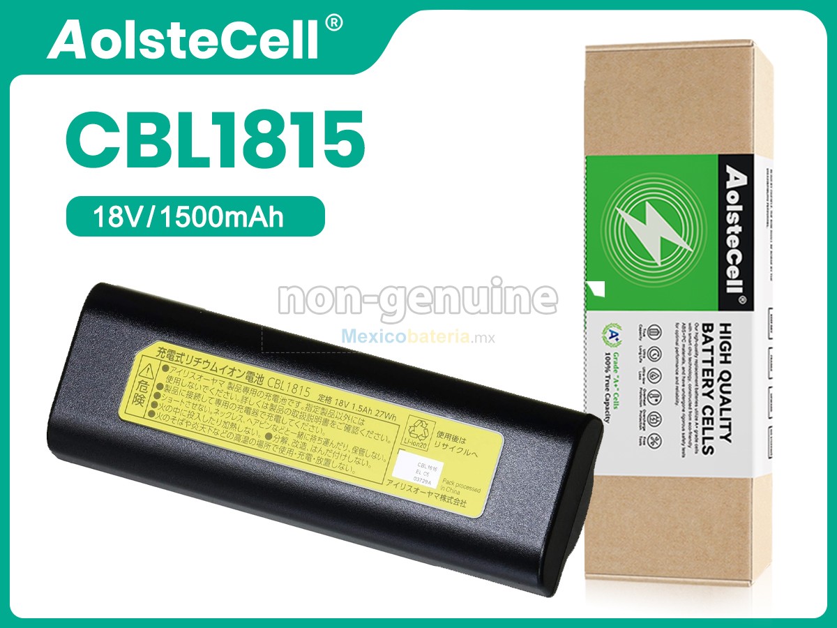 batería para Iris Ohyama CBL1815