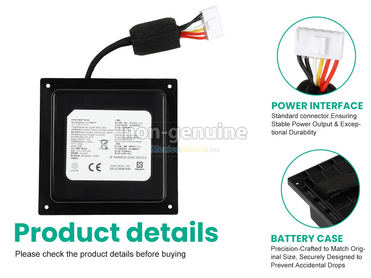 batería para JBL PARTYBOX 100