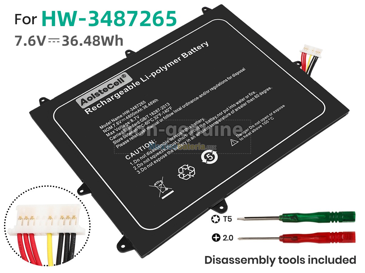 batería para Jumper HW-3487265