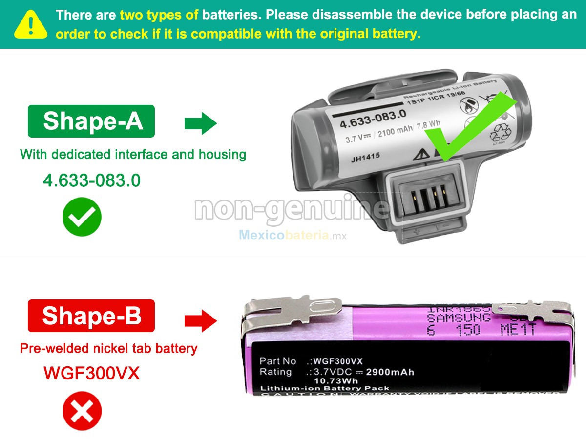 batería para Karcher WV70 PLUS