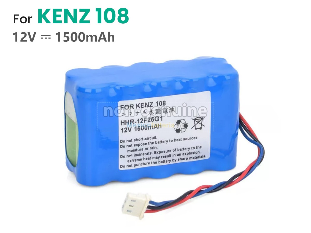 batería para Kenz Cardico ECG 108