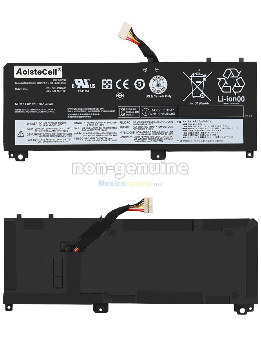 batería para Lenovo 45N1086