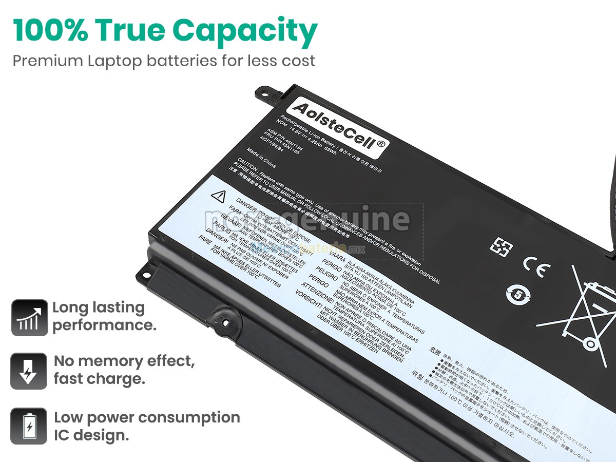 batería para Lenovo ThinkPad S540 TOUCH-20B3001VGE