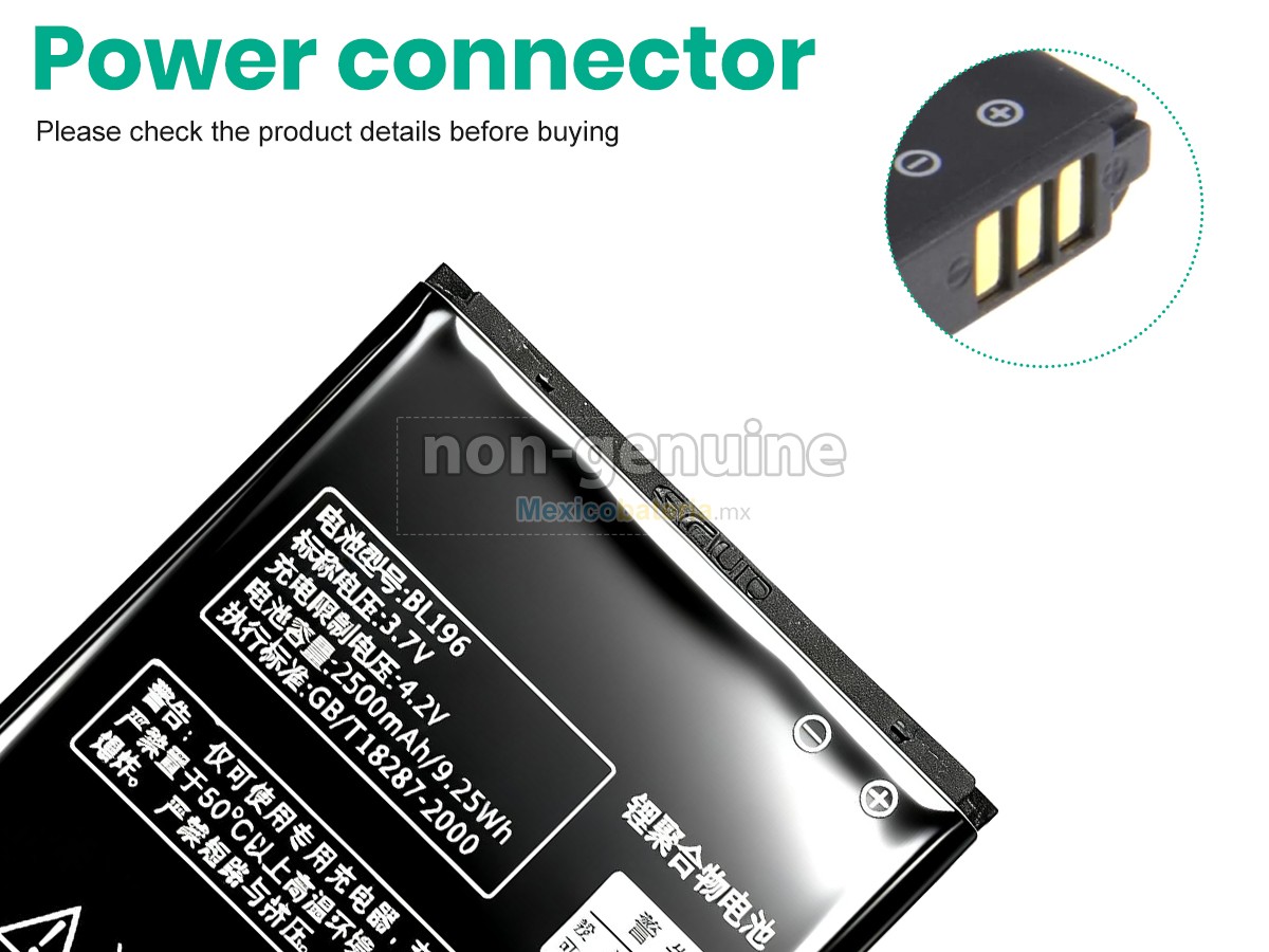 batería para Lenovo BL196
