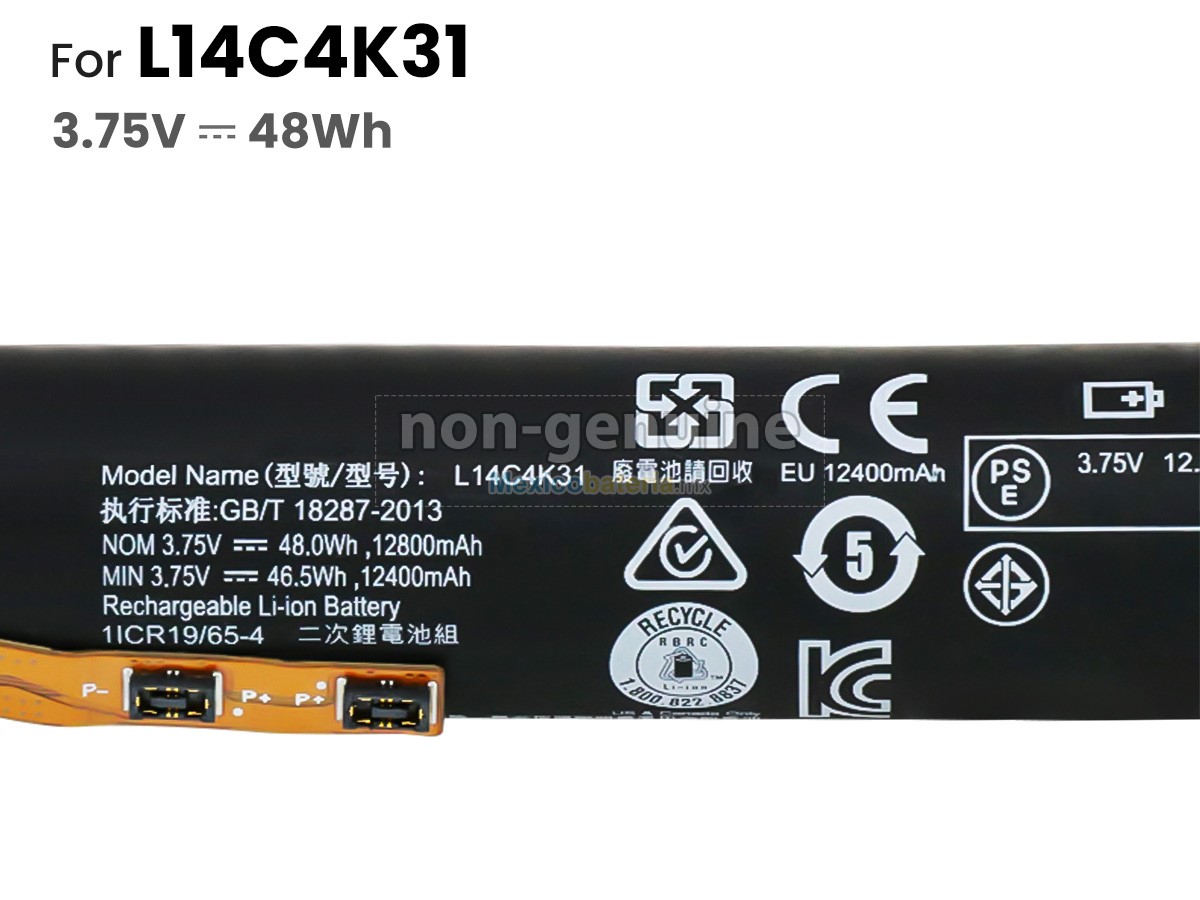 batería Lenovo L14D4K31 de alta calidad