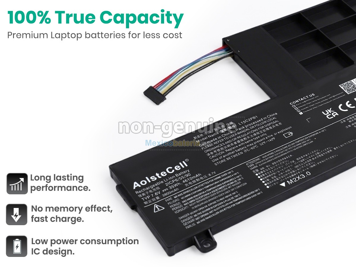 batería para Lenovo L15L2PB1