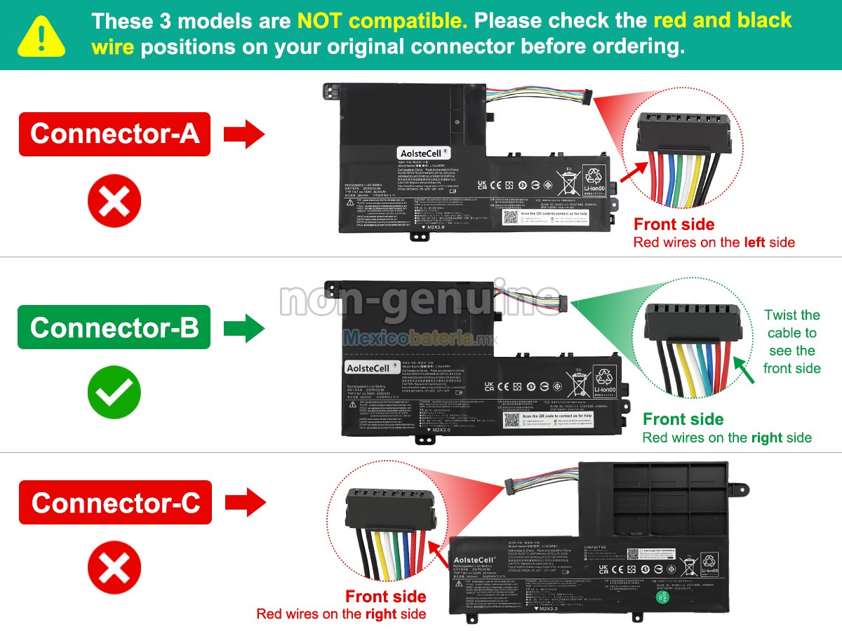 batería para Lenovo L15L2PB1