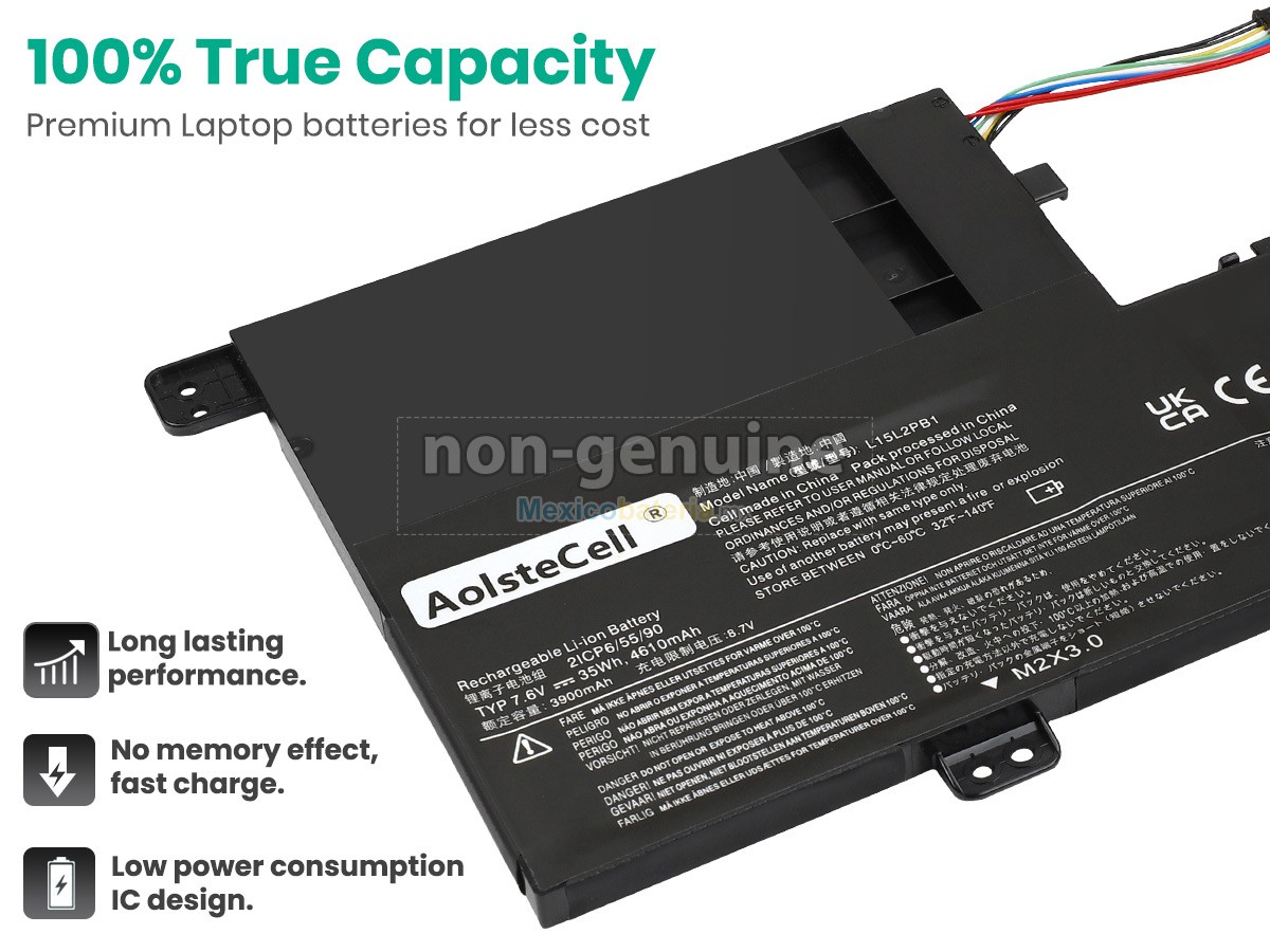 batería para Lenovo L15L2PB1