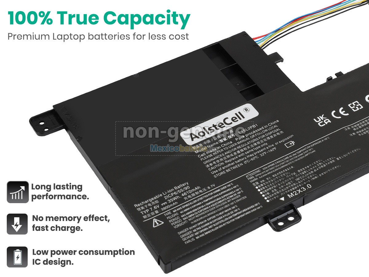 batería para Lenovo L15L2PB1