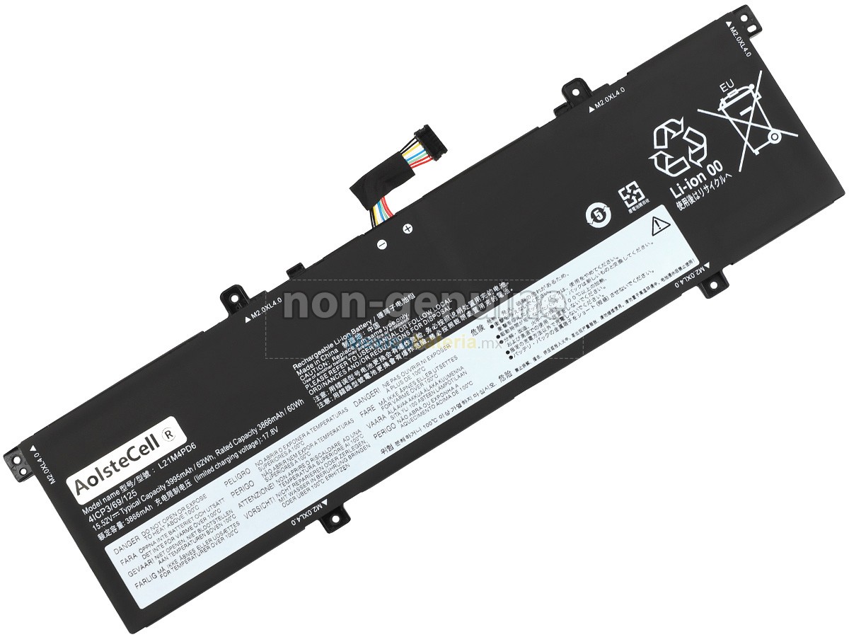 batería para Lenovo L21L4PD6(4ICP3/69/127)