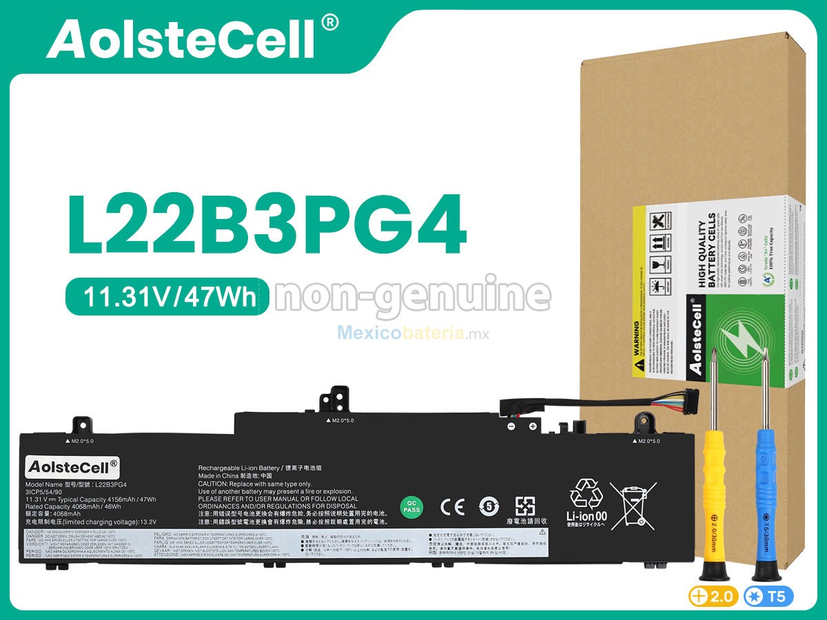 batería para Lenovo L22X3PG4