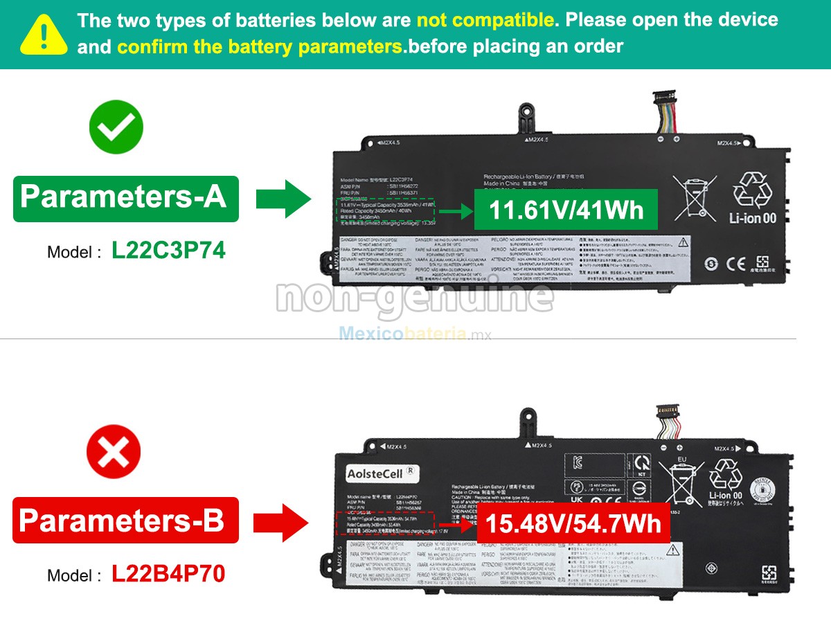 batería para Lenovo ThinkPad X13 GEN 4-21EX004GGM