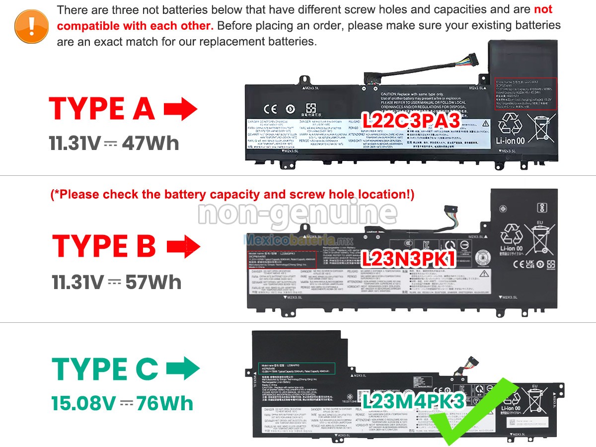 batería para Lenovo IdeaPad SLIM 5 16IMH9-83DC007ASP
