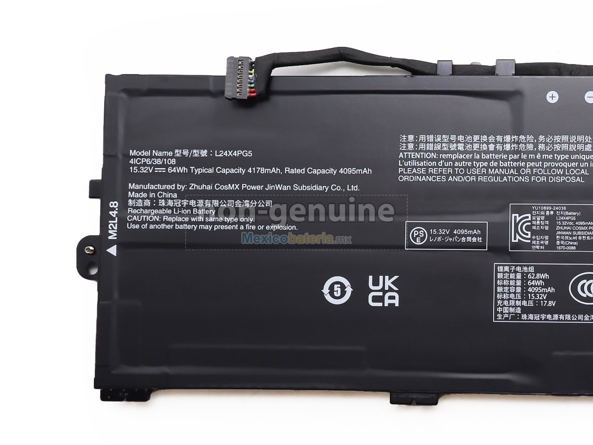 batería para Lenovo L24D4PG5