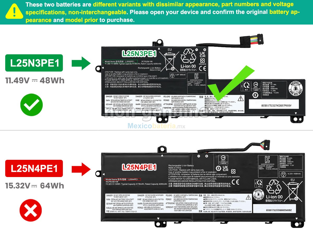 batería para Lenovo THINKBOOK 14 G9 IRL-21UY