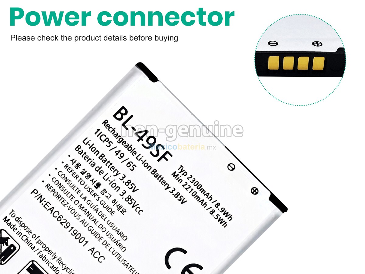 batería para LG H736P