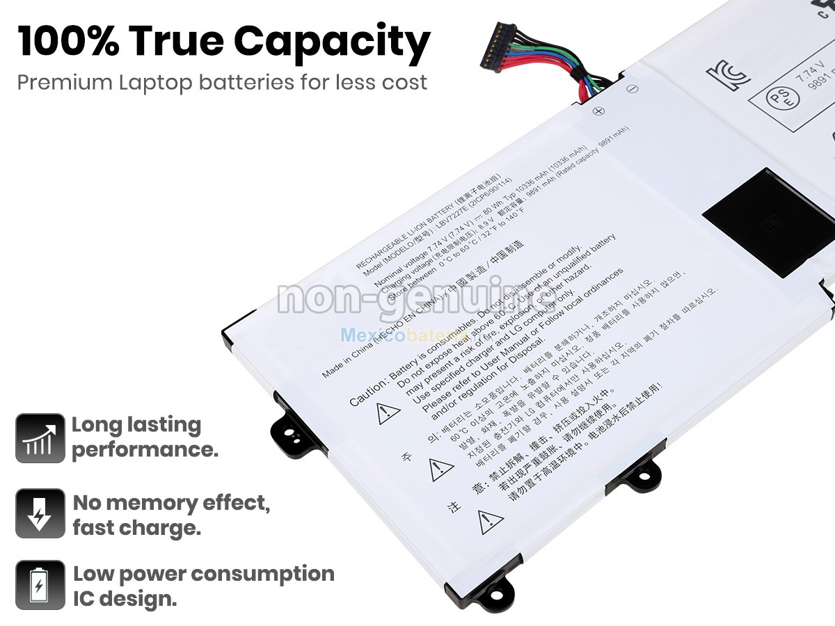 batería para LG GRAM 17Z90Q-R.AAB8U1