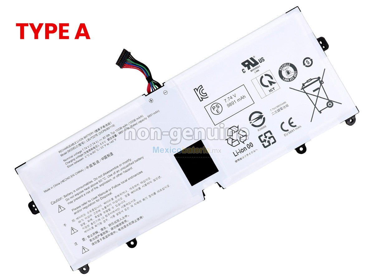 batería para LG GRAM 17Z90Q-R.AAB8U1