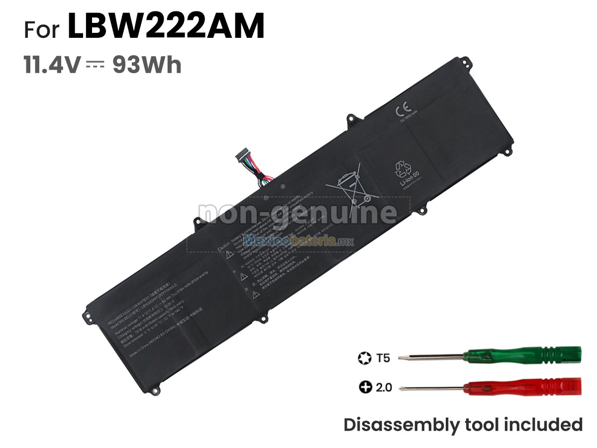 batería LG LBW222AM de alta calidad
