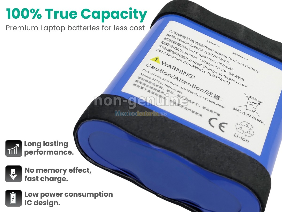 batería para Marshall STOCKWELL 2 C406A1