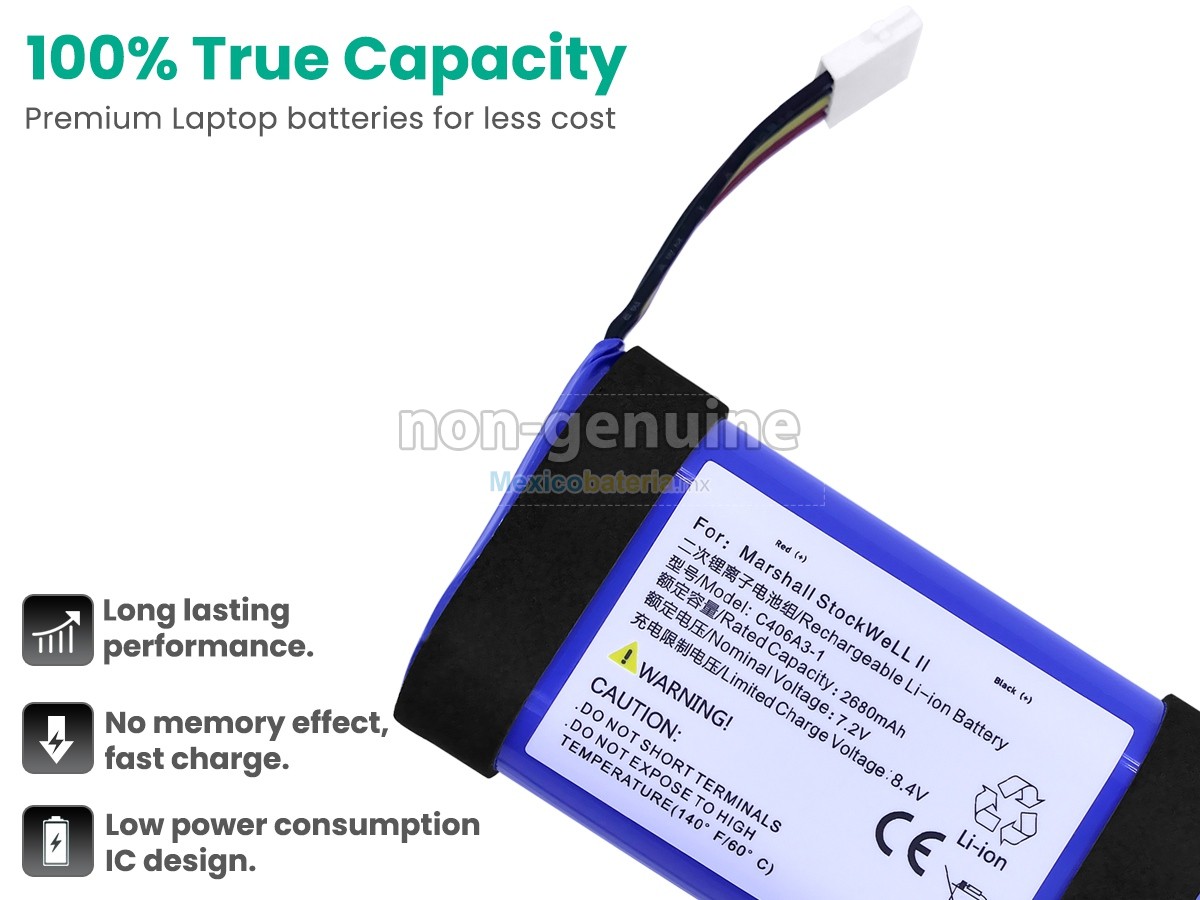 batería para Marshall STOCKWELL 2 C406A3-1