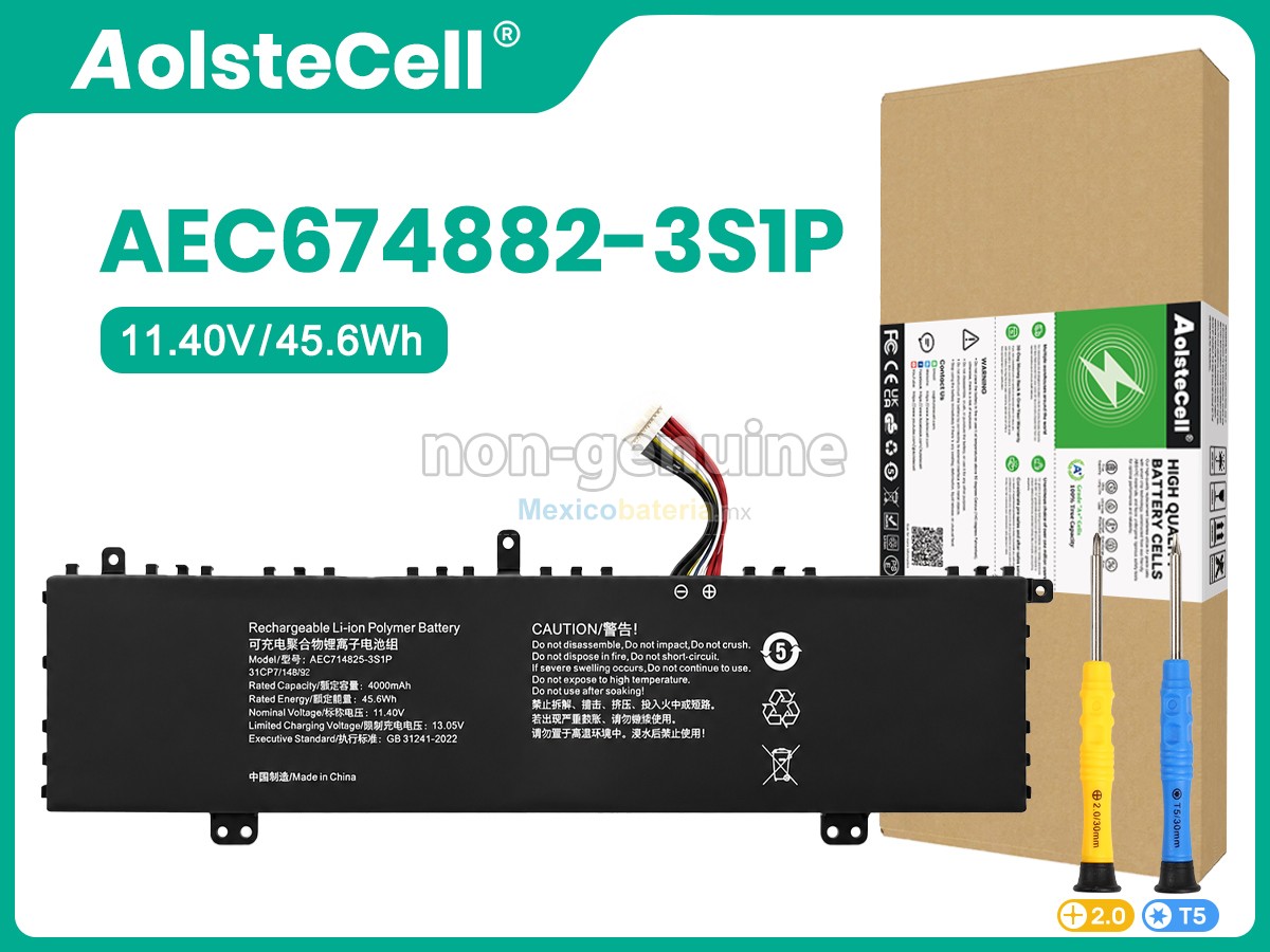 batería para Mechrevo AEC674882-3S1P