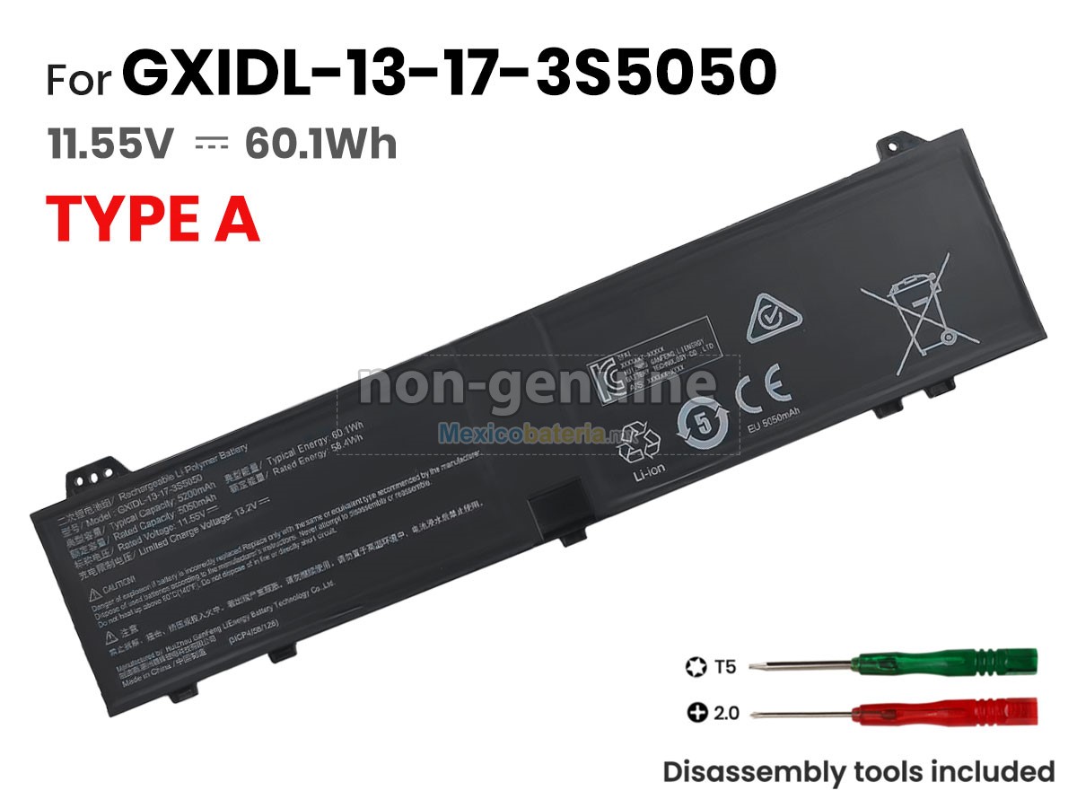 batería para Mechrevo GXIDL-14-20-4S5050