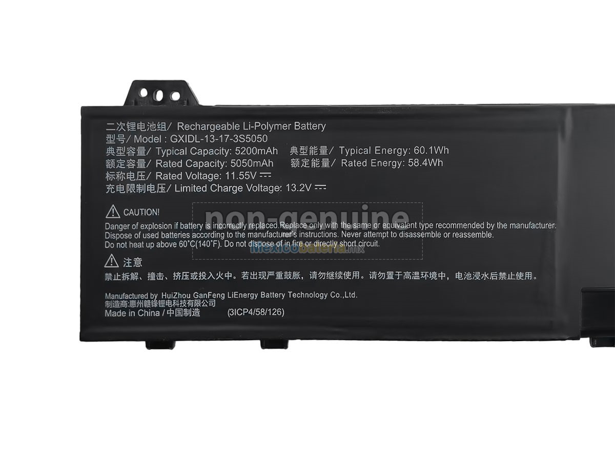 batería para Mechrevo GXIDL-14-20-4S5050