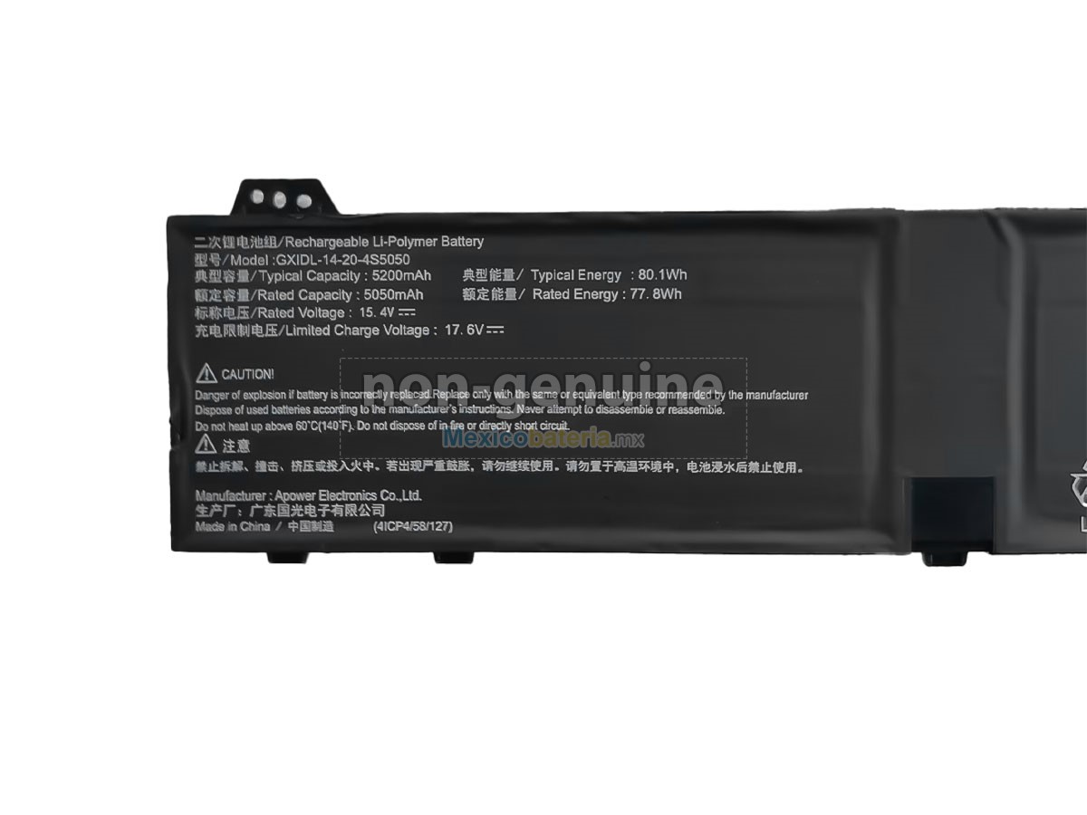 batería para Mechrevo GXIDL-14-20-4S5050