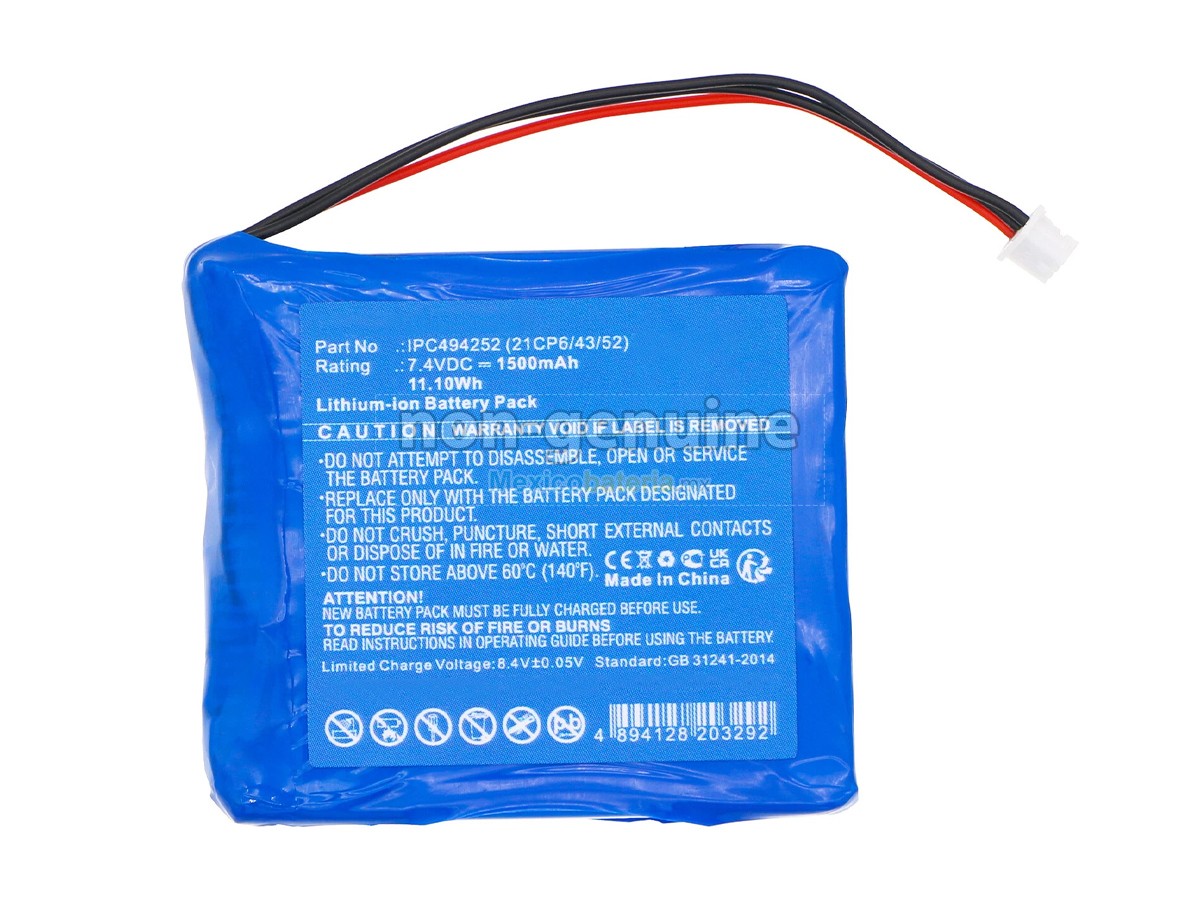 batería para Medcaptain IPC494252