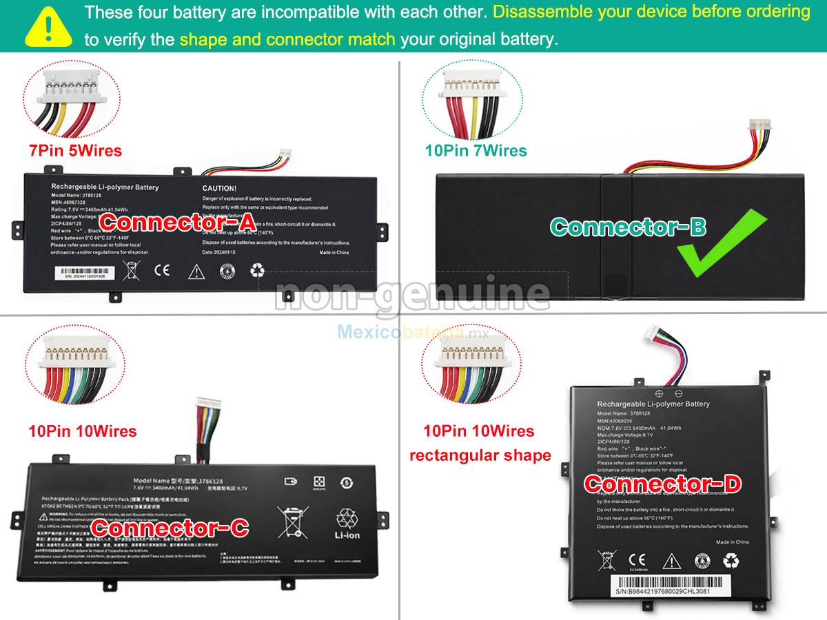 batería para Medion 3786128