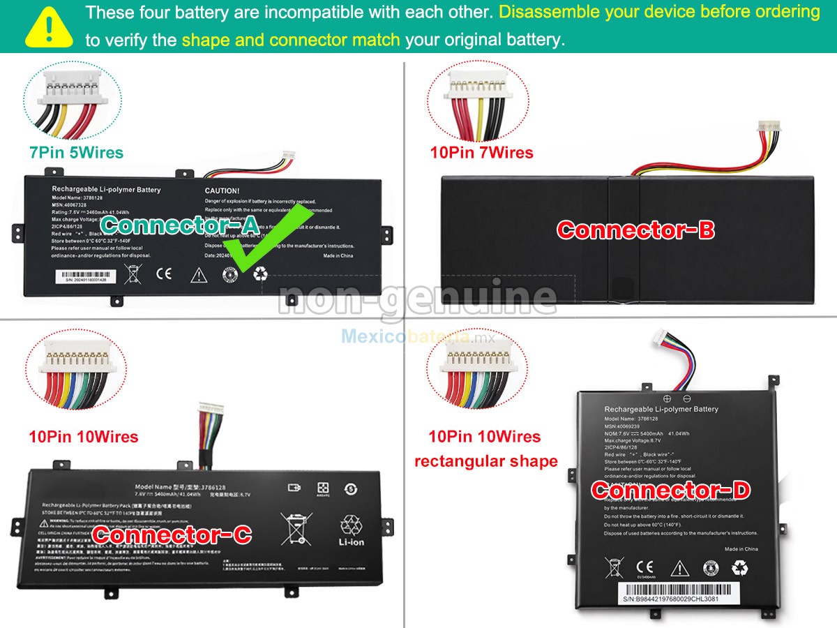 batería para Medion 3786128