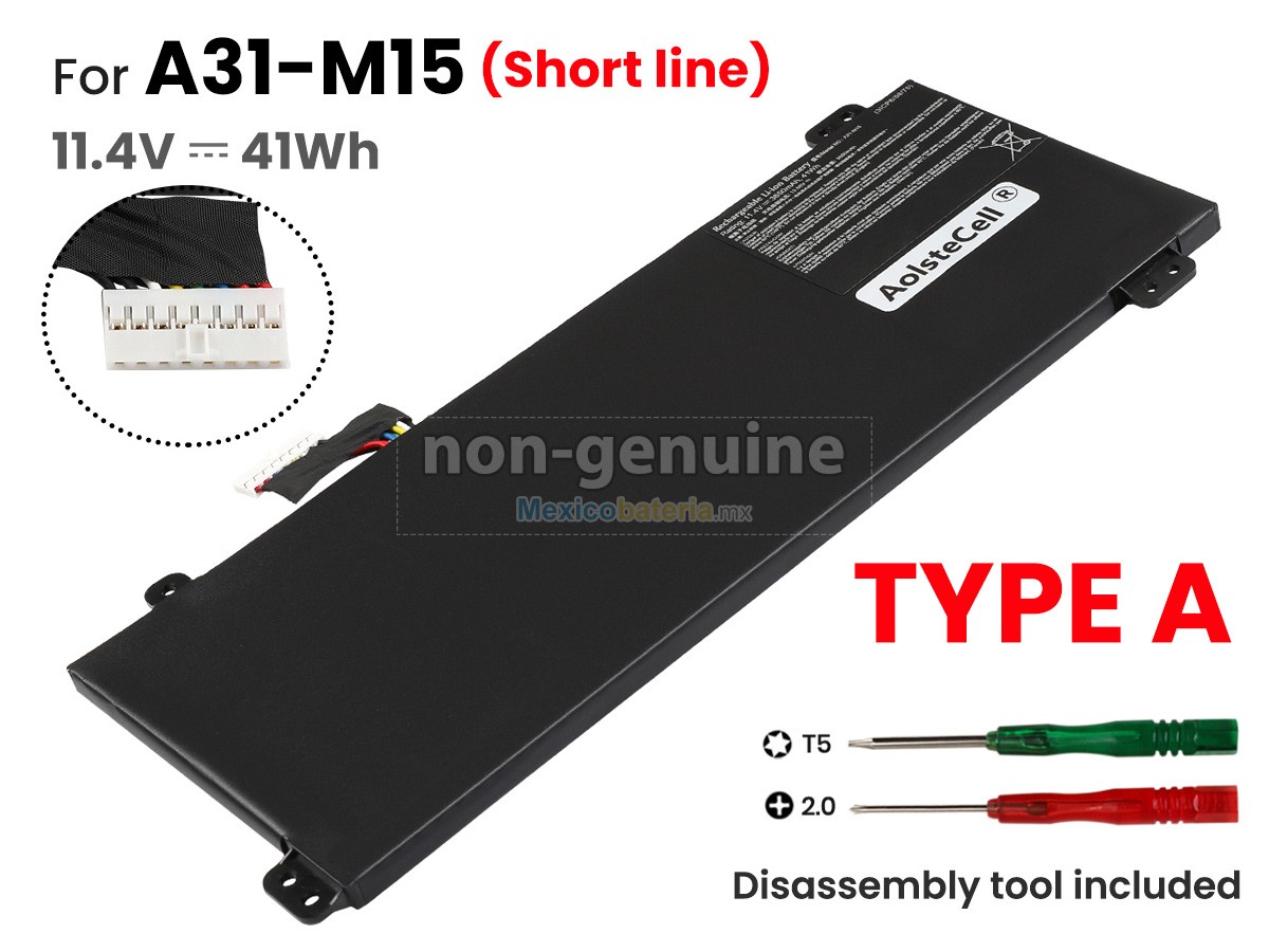 batería para Medion Akoya E6245 (M15GUN)