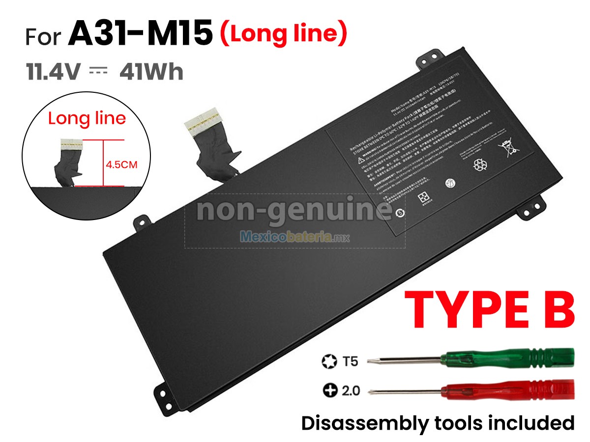 batería para Medion Akoya E6245 (M15GUN)