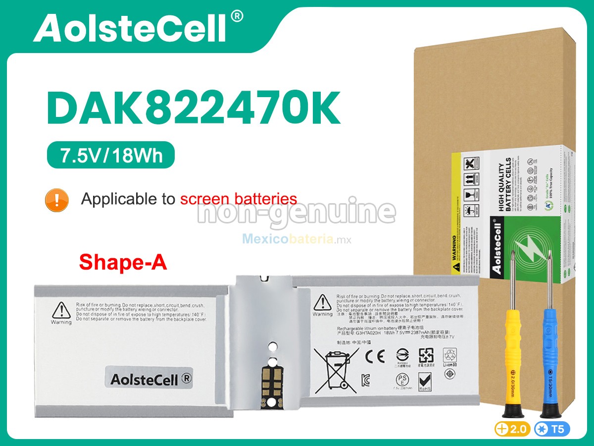 batería para Microsoft Surface BOOK 2 1832