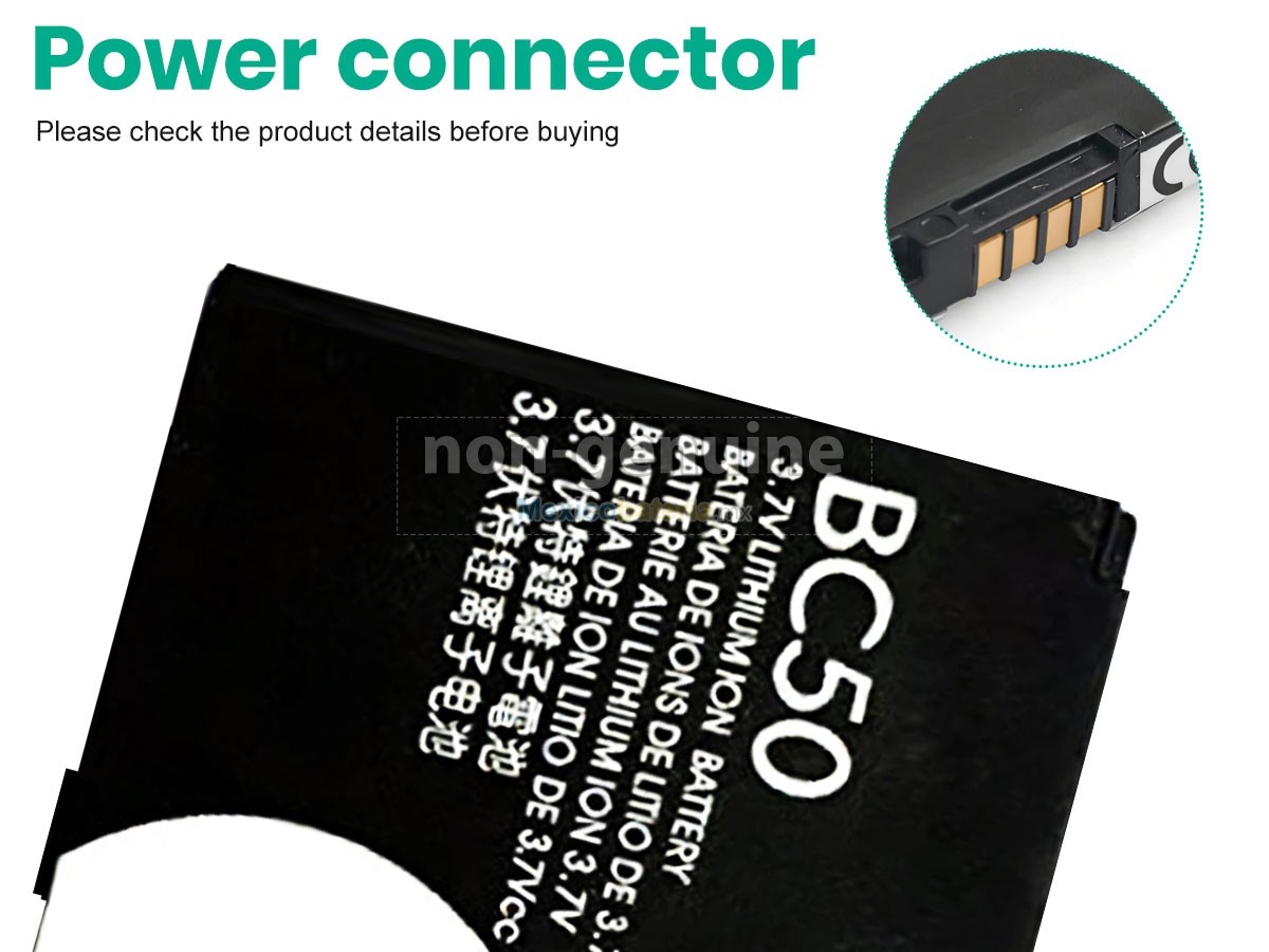 batería para Motorola BC50
