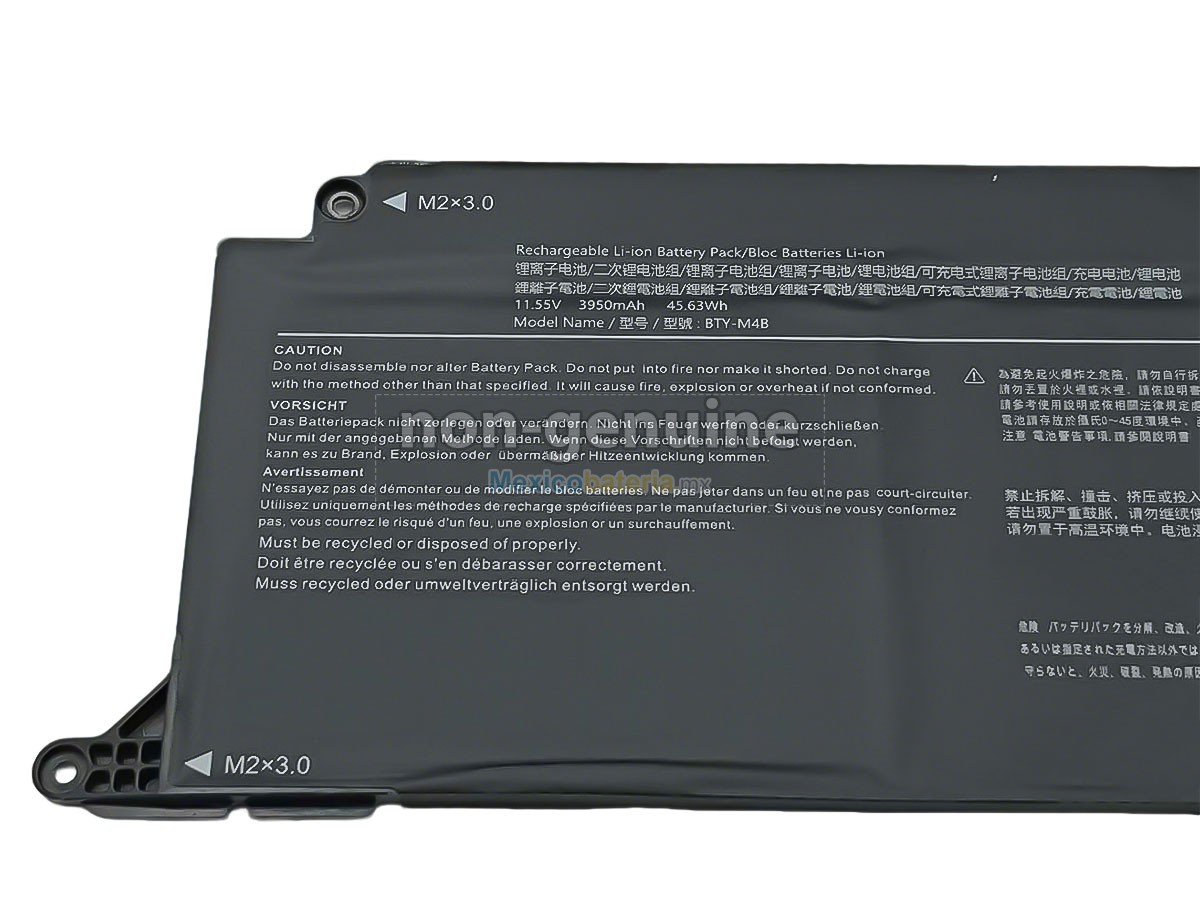 batería para MSI BTY-M4B
