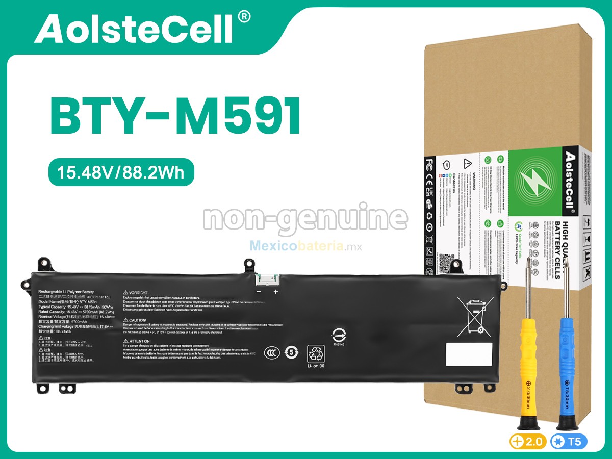 batería para MSI BTY-M591