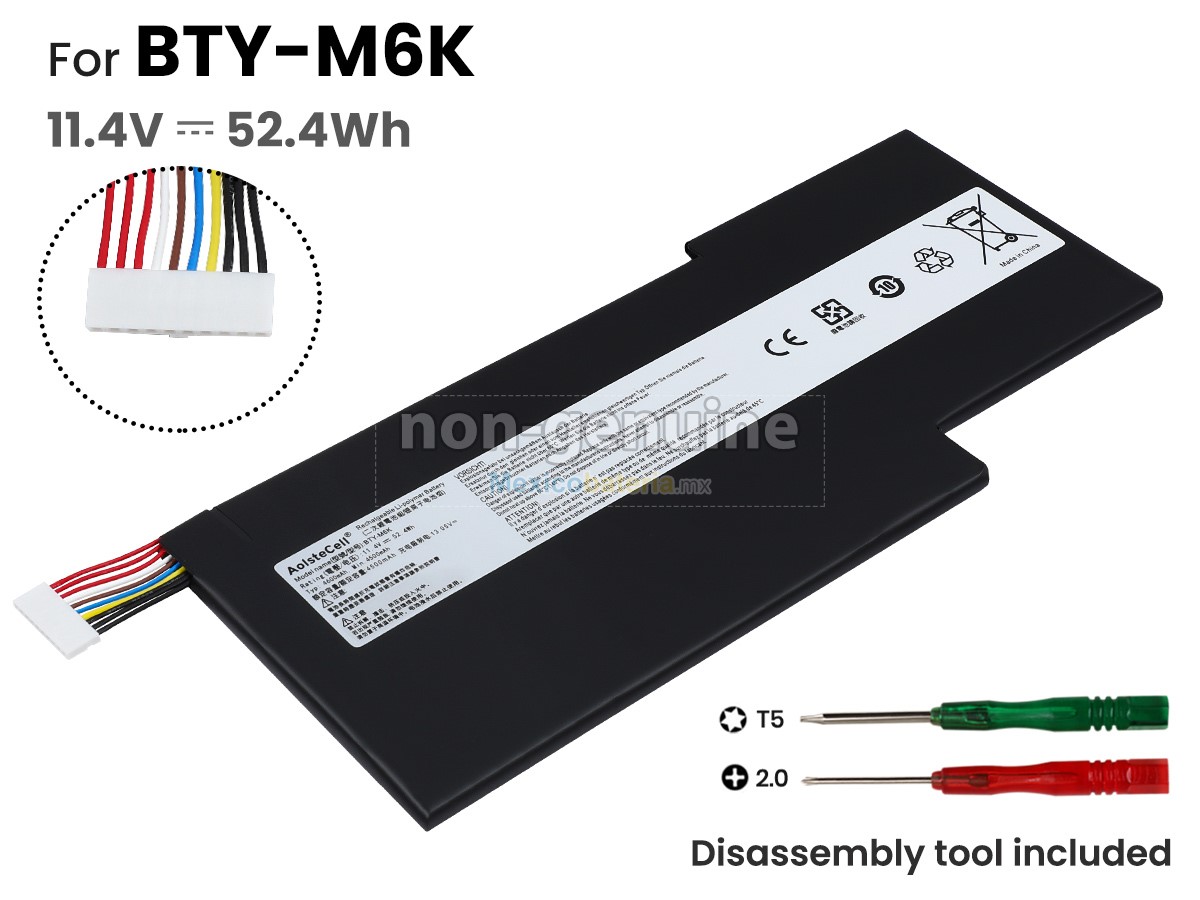 batería MSI BTY-M6K de alta calidad