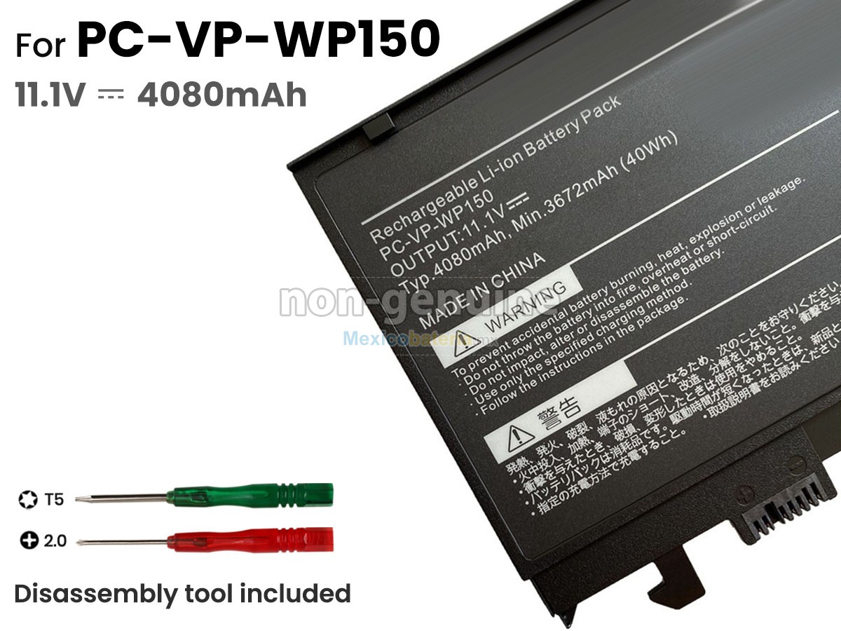 batería NEC PC-VP-WP150 de alta calidad