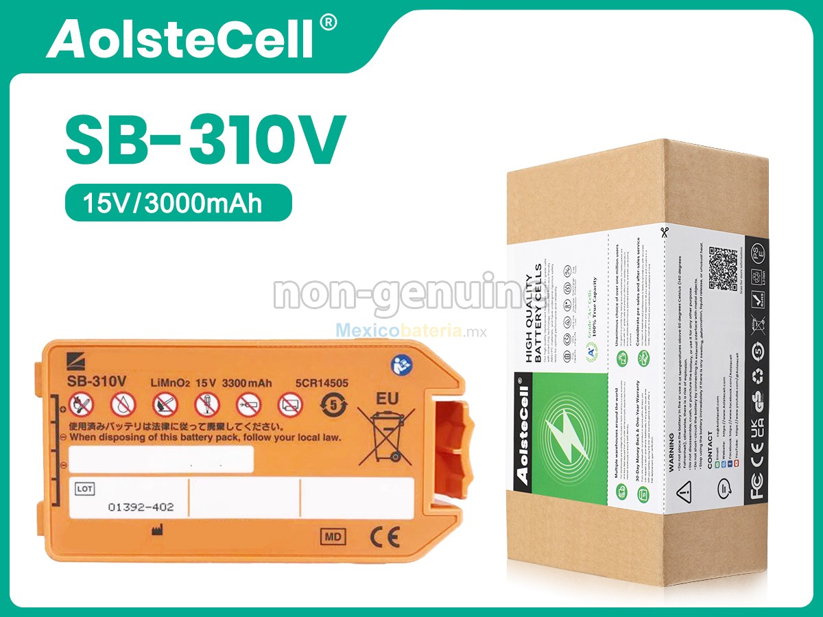 batería para Nihon Kohden SB-310V