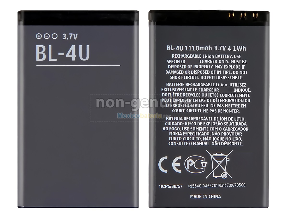 batería para Nokia BL-4U