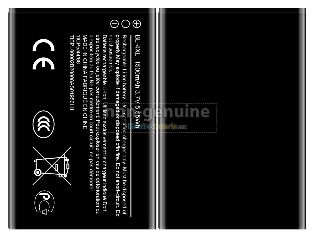 batería para Nokia BL-4XL